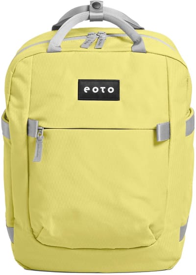eoto schoolrugzak rugzak met laptopvak Small16 Backpack 16L Lime Yellow Lichtgeel