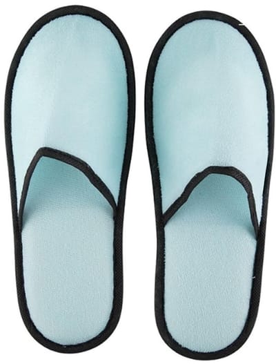 Dailygoods- Wegwerppantoffels 5 Paar - Antislip - Waterdicht - Spa/Pedicure - Dames/Heren - Geschikt voor maat 42 en kleiner - Slippers