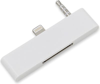 eforyou Lightning-compatibele naar 30-pin Adapter voor iPhone 6 & 6s – Met Audio – Wit