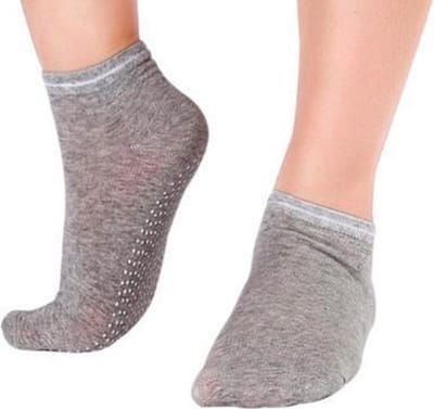 Anti slip yoga sokken zwart - maar ook voor pilates of piloxing - Sokken Antislip - LOUZIR