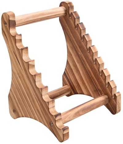 Dailygoods- Messenstandaard 7-laags - Houten Messenhouder - Keukengerei Houder - Messenhouder - Messenstandaard voor Thuis - Eenvoudige Installatie