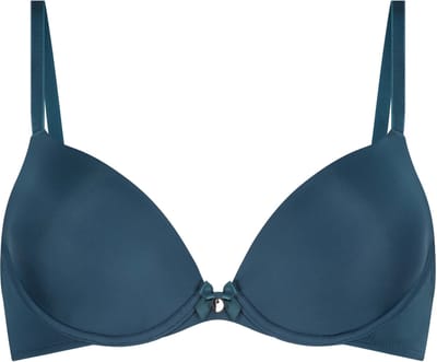 Hunkemöller Dames Lingerie Voorgevormde beugel bh Plunge - Blauw - maat E80