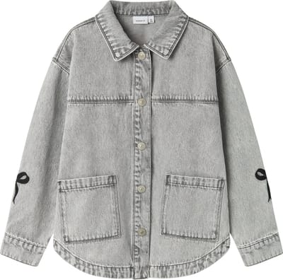 NAME IT - NKFGLORIA DNM EMB JACKET 7511-ZA T - Meisjes - Buitenjassen