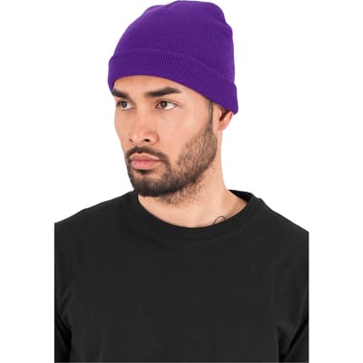 Flexfit - Heavyweight Beanie purple one size Beanie Muts - Paars
