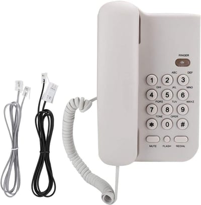 Draagbare telefoon met vaste lijn en ruisonderdrukking voor hotel, huis en kantoor