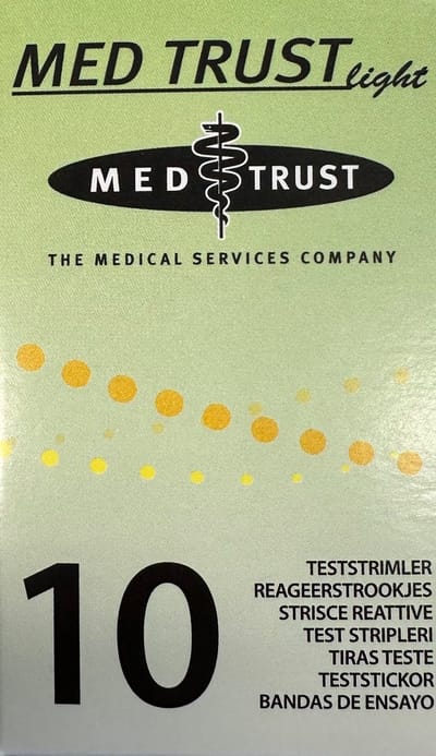 MedTrust Light glucose teststrips (10 stuks)