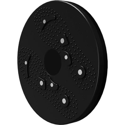Taille Draaischijf Manget Afslanken Massage Taille Twister Fitness Apparatuur voor Thuis Kantoor Zwart zwart
