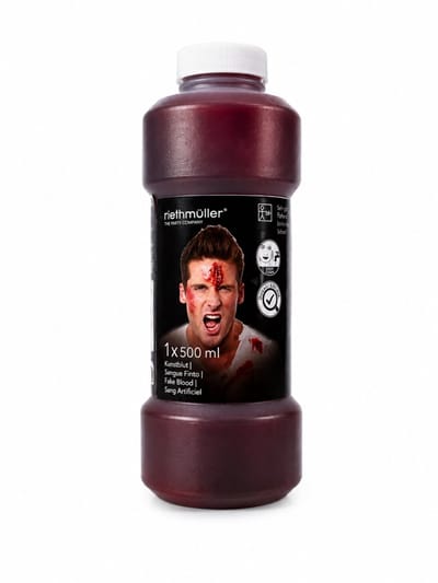 Nepbloed 500 ml – Kunstbloed voor Halloween & Verkleedfeest – Realistisch Donkerrood Fake Blood – Voor Kinderen & Volwassenen
