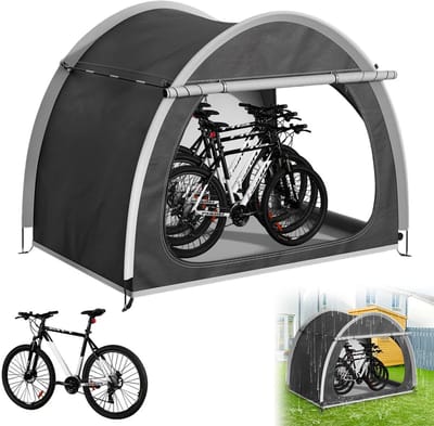 Waterdichte Fietstent – 210x150x165 cm – Opslagtent voor 2 Fietsen – Weerbestendige Outdoor Opslag