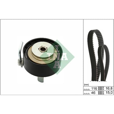 Schaeffler Ina Distributieriemset (riem + poelie) INA 530 0763 10