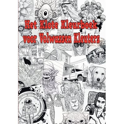 Het Klote Kleurboek Voor Volwassen Kleuters - Alain De Ling