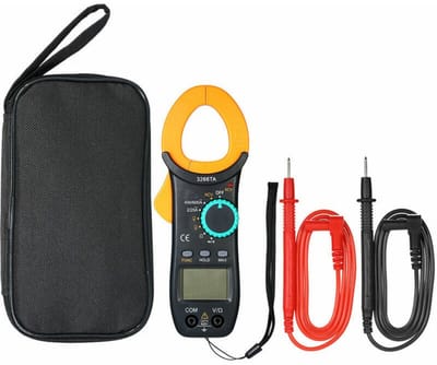 Digitale stroomtang - Automatisch bereik - 2000 tellingen - Capaciteit Continuïteit Geluid - Multimeter - Pentester - Stroomtang