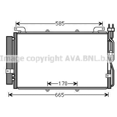 Condensator, airconditioning AVA COOLING HYA5220D