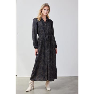 Dress Alinea Black Spectrum print