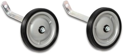 Kinderfiets Steunwielen - Hulpwielen Kinderen - Fietsen Leren - Eenvoudige Montage - 12 Inch Velg - Aluminium