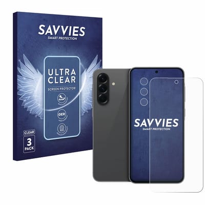 Savvies - Screenprotector voor Samsung Galaxy A56 5G (Voor+Camera) - Folie Beschermfolie transparant 6 Stuks
