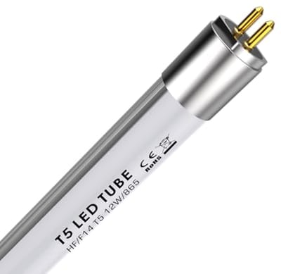 LED T5 Buizenlamp 55 cm - 12W 1550lm - Dagwit 6500K - Fluorescentievervanger - G5 Compatibel - Diffusie 140°
