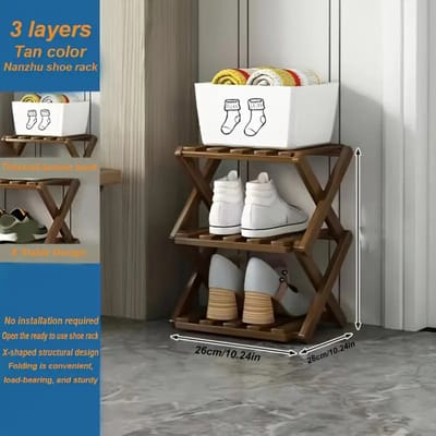 Livano Schoenenrek - Schoenenbank - Deur - Schoenen Opbergsysteem - Organizer - 3 Lagen