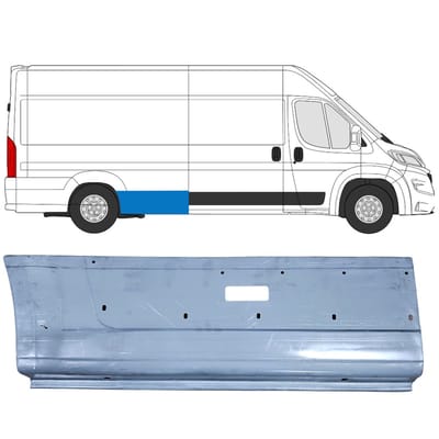 Reparatiepaneel achterspatbord voor Opel Movano 2021-2026 / Rechts