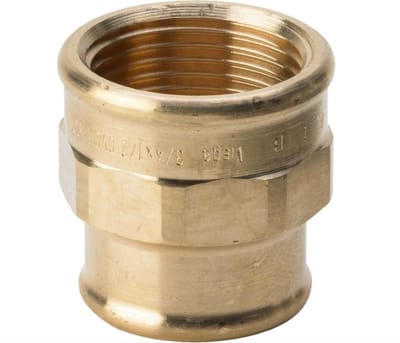 Viega - Reductiemof brons 1 x 1/2 FF model - 3240
