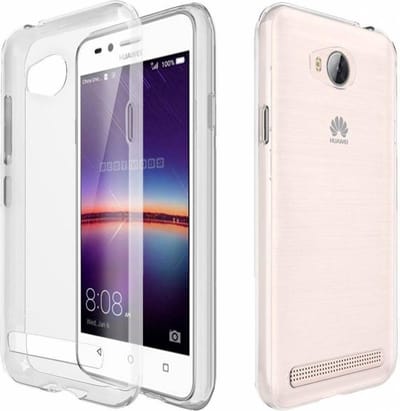 Ntech Hoesje Geschikt voor Huawei Y3II Transparant Siliconen Ultra Thin hoesje