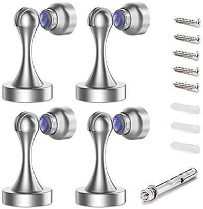 Magnetische Roestvrijstalen Deurstopper - Zware Deurhouder voor Wandmontage