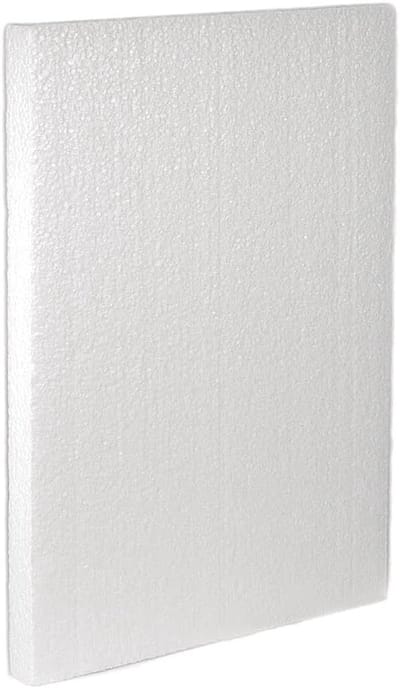Porex Platen - Handwerk Materiaal - Creatief Knutselen - Lichtgewicht Schimmelvrij - 20x30x2 cm - Wit