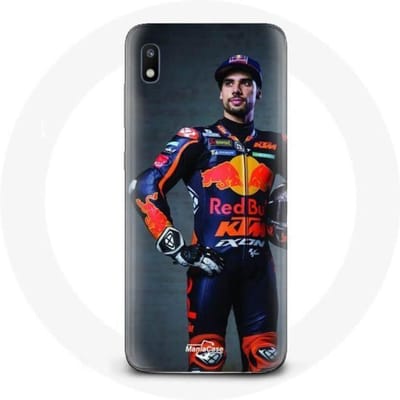 Coque maniacase pour Samsung Galaxy A10 miguel oliveira moto gp trophee ktm noir