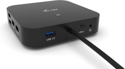 Universele USB-C Dockingstation met Dubbele 4K DisplayPort en 100W Power Delivery