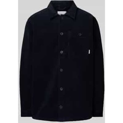 Relaxed fit overshirt met opgestikte borstzak