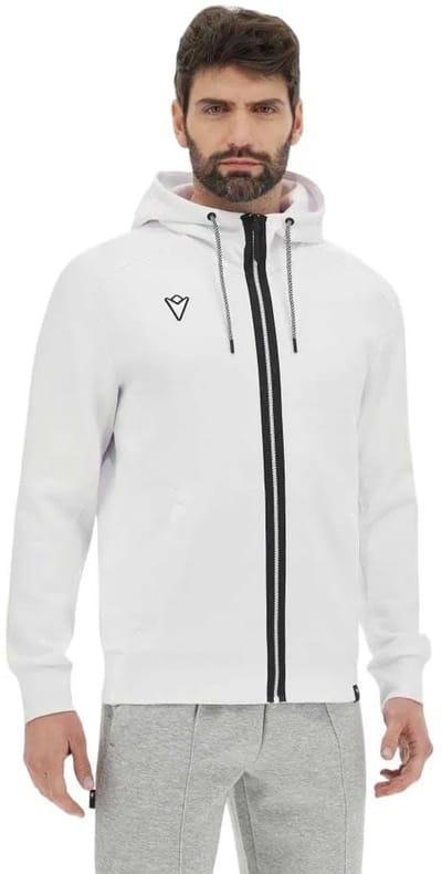 Macron Rhodos Sweatshirt Met Rits Wit S Man