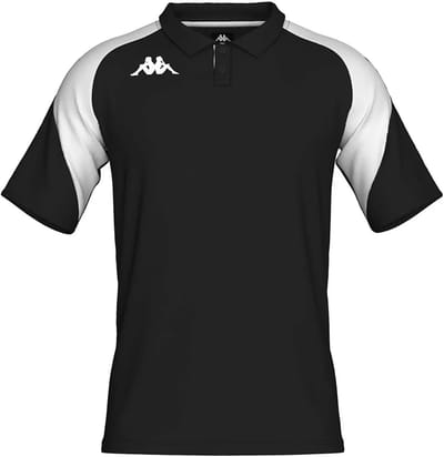 Kappa Leviolo Korte Mouw Poloshirt Zwart L Man