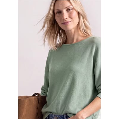 Dolman-trui met boothals