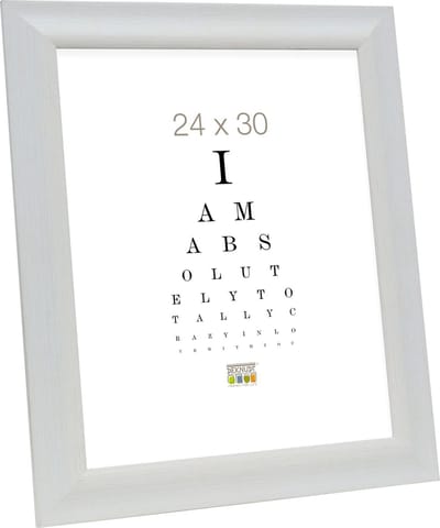 Deknudt Frames fotolijst S45MF1 - wit - houtstructuur - foto 24x30 cm