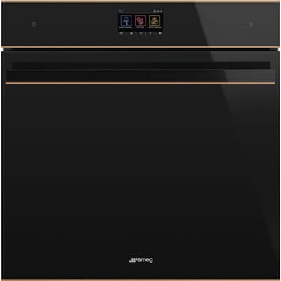 SMEG SpeedwaveXL Galileo Oven Oven , Dolce Stil Novo, 60 cm, Combi-magnetron, Zwart, Vapor Clean