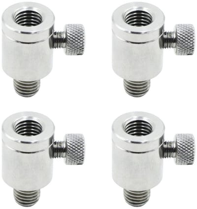 Store_7 - Snelwisselconnector - Roestvrij staal - 28 mm - Karperhengelpod - Hoogwaardige constructie - Geschikt voor flexibele viservaring