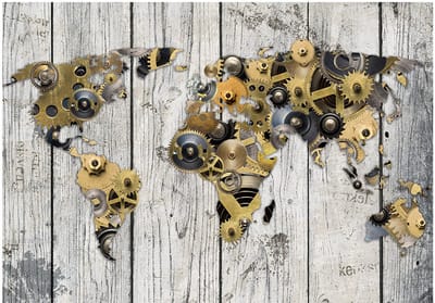 Fotobehang - Mechanical World.