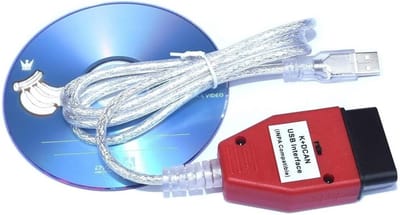 USB OBD2 K+DCAN Diagnosekabel met Schakelaar voor Auto Codering en PCM Programmering