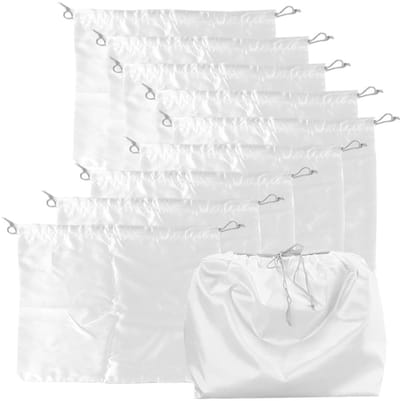 Dailygoods- Stofzakken 10 stuks - Opbergzakken met trekkoord - Stofdicht - Kledingzakken - Geschenkzakken - Satijnen stof 40x50cm