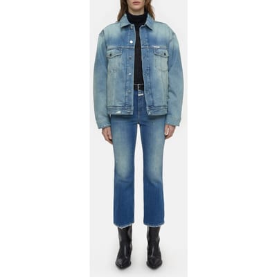 Closed Hi-sun Jeans Mid Blue Maat: W24L34 | Flared Jeans Outlet | Dames | Blauw