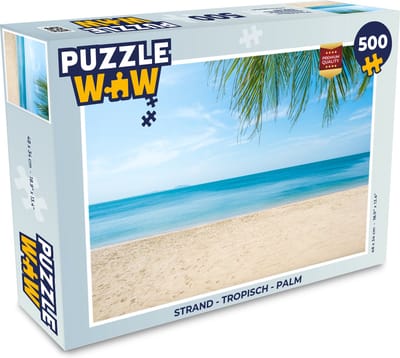 Puzzel Strand - Tropisch - Palm - Legpuzzel - Puzzel 500 stukjes