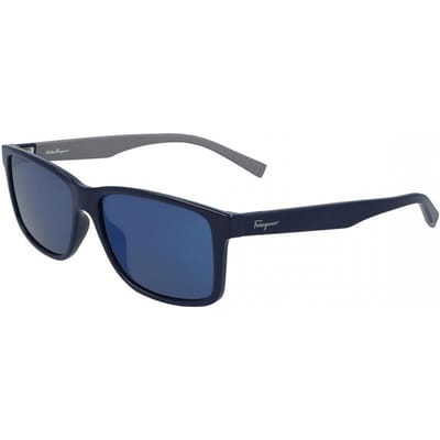 Lunettes de soleil pour homme Salvatore Ferragamo 938s 435 Blue/57-15-150