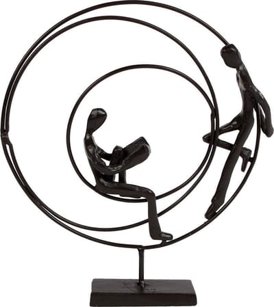 Van Manen Sculptuur Relaxing 20x3,5x23,5 Cm Metaal