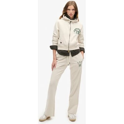 Superdry - Athletic Essentials joggingbroek met lage taille en wijde pijpen - Dames - Broeken