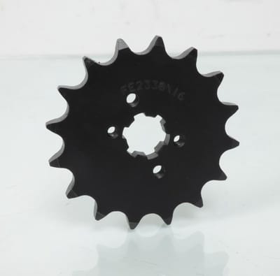 Pignon de sortie de boite France Equipement pour Moto Bultaco 50 Astro 2001 à 2002 16 dents pas 420 Neuf