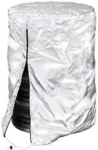 Bandenhoezen Set - Wielbeschermers - Banden Opslag - Waterafstotend Materiaal - Ø 56 x H 77 cm - Zilver