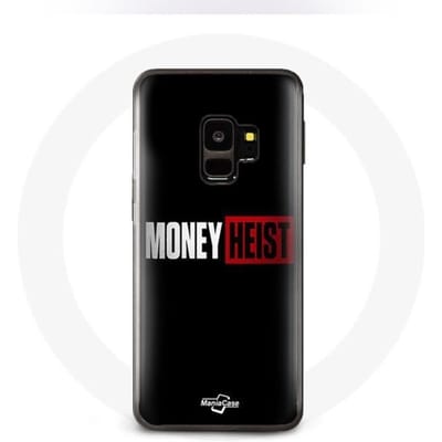 Coque - La casa de papel - Samsung Galaxy S9 - Souple - Noir - Money Heist logo