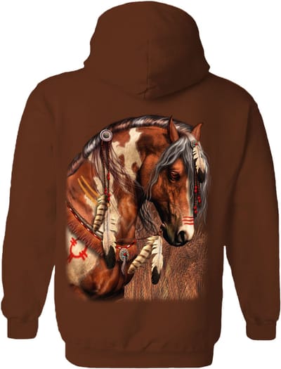 Paard War Pony The Coloured House Hoodie 3XL