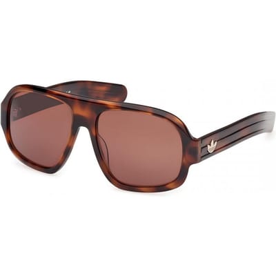 Adidas Originals Unisex Zonnebril Or0125 Dark Brown Tortoise/59-16-140 brown
