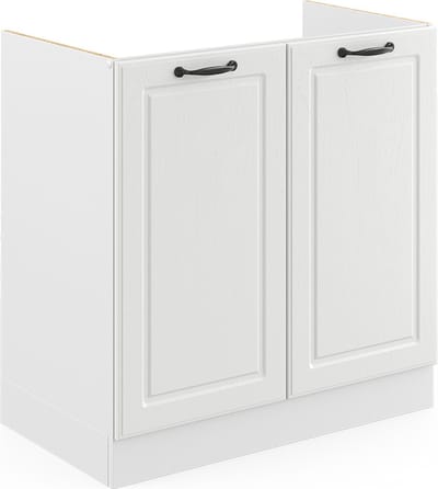 Vicco R-Line Wastafelkast – 80 cm zonder werkblad Wit Landhuis